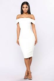 New Fashion Nova Off Shoulder White Midi Dress Small Medium Fashion Clothing Shoes Accessorie White Off Shoulder Dress Fashion Nova Dress Twist Front Dress