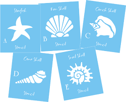 Beach themed furniture stencils stenciling patterns in nature. Pin By Dawn Richards On Diy Nautical Beach Decor Beach Stencils Stencils