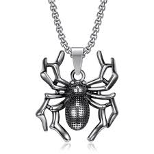 Olivia In Stone Animal Necklaces Classic Stainless Steel Steel Men Retro Silver Spider Pendant Necklace Jewelry Buy Spider Pendant Necklace Pendant Necklace Jewelry Mens Pendant Neckless Product On Alibaba Com