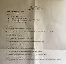 Slime Recipe From Michael S Michaels Slime Recipe Slime Recipe Homeschool Crafts