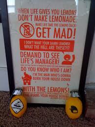 Cave Johnson S Rant On Life S Lemons A Portal 2 Quote Poster With Combustible Lemons Lemons Quote Posters How To Make
