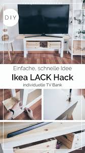 Diy Ikea Lack Hack Tv Bank Yeah Handmade Ikea Couchtisch Ikea Ikea Ideen