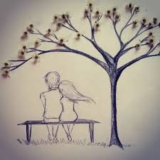 True Love Simple Bird On Tree Drawing Image Result For Love Tree Drawings Art Drawings Simple Cool Art Drawings Art Drawings