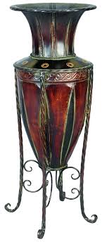 Try any one of our glass vases or ceramic vases in your kitchen, foyer or bedroom. Metallic Leaves Floor Vase