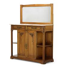 Attractive large vintage retro teak sideboard. French Art Nouveau Sideboard Early 20th C Artsy