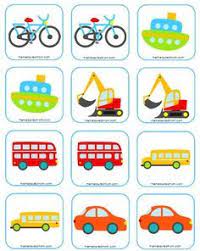 Transportation Matching Game Transportation For Kids Transportation Preschool Memory Games