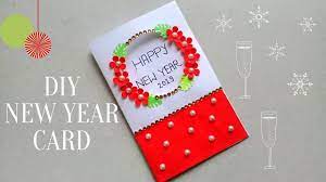 Great chance to make a business card for company ceo and employees via business card maker online. Diy New Year Greeting Card How To Make New Year Card Simple And Easy New Year Card For Kids This New Year Card New Year Greeting Cards Happy New Year Cards