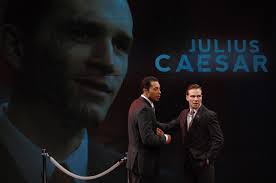 title Beware the Ides of March… Fisher Neal ('12, on-screen), William  DeMeritt ('12), and Michael Place ('12) in JULIUS CAESAR by William  Shakespeare, directed by Ethan Heard ('13, Faculty). Yale School of