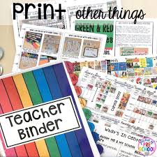 (no spam, ever!) subscribe (free!) free teachers printables are easy to download (in pdf or doc format), customize (doc version only), and print. Teacher Binder For Early Childhood Teachers Preschool Pre K Kindergarten 1st Pocket Of Preschool