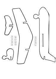 Check out our airplane cutouts selection for the very best in unique or custom, handmade pieces find over 22 of the best free cutout images. Love Is In The Air Diy Airplane Printables Red Ted Art Make Crafting With Kids Easy Fun