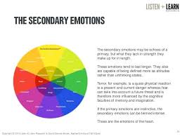 image result for primary and secondary emotions flow chart