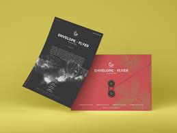 Free Branding Flyer With Envelope Mockup Psd Free Mockup Zonefree Mockup Zone In 2020 Mockup Free Psd Flyer Mockup