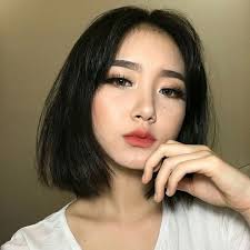 Wet look short asian hairstyles are still very popular and will be used to vary the look of a bob or shorter haircut. 276 Images About Short Hair Asian Girl On We Heart It See More About Kpop Ulzzang And Asian