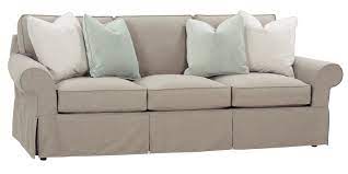 Nice Looking Deep Seated Slip Cover Couch Rowe Furniture Furniture Slipcovers