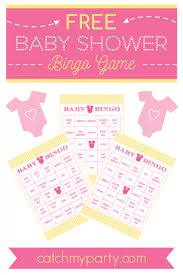 Just unzip the file and print the game cards. Download This Free Printable Baby Shower Bingo For Girls Catch My Party