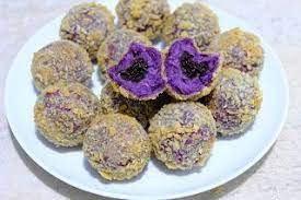 Ubi Ungu Goreng Crispy Makanan Resep Cemilan