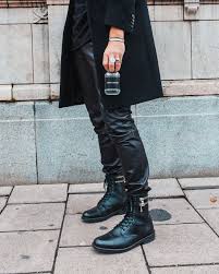 Carl Antonio Army Combat Boot With Double Zipper Army Combat Boots Boots Outfit Men Combat Boot Outfits