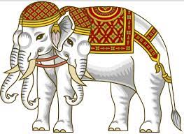 Airavata The King God Of Elephants Mythological Creatures Elephant Illustration Mythology