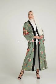 Floral Print Long Sleeves Kimono Open Maxi Long Abaya For Muslim View Abaya For Women Kimiko Product Details From Dongguan City Kimiko Fashion Co Ltd On Al Long Sleeve Kimono Fashion