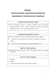 Contoh soal laporan keuangan pemerintah daerah. Doc Modul 4 Penyusunan Laporan Keuangan Pemda Uchu Aisyah Academia Edu