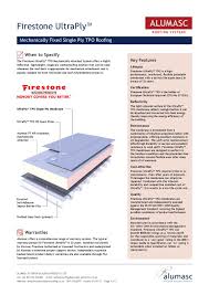 Ss20 Firestoneultraply Mechfixed Tpo By Alumasc Exterior Building Products Ltd Issuu