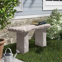 Much do concrete benches cost. Cast Stone Concrete Outdoor Benches You Ll Love In 2021 Wayfair