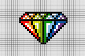 Diamond Pixel Art Art Diamond Pixel In 2020 Graph Paper Art Pixel Art Pattern Pixel Art Grid