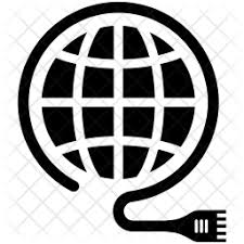 internet connection icon of glyph style available in svg png eps ai icon fonts internet connection icon
