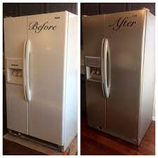 Slate appliances complement your favorite cabinet and flooring finishes. Ez Faux Decor Dishwasher Refrigerator Nickel Brushed Stainless Steel Self Adhesive Appliance Vinyl Door Panel Cover Ezfaux Decor Llc Stainless Steel Furniture Stainless Steel Contact Paper Refrigerator Makeover