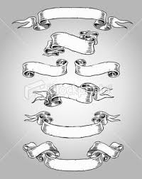 Hand Drawn Banners Set Banner Drawing Tattoo Banner How To Draw Hands