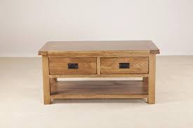 This coffee table is constructed of solid ash and oak veneers with a medium oak finish. Rustic Oak Storage Coffee Table Cfs Furniture Uk