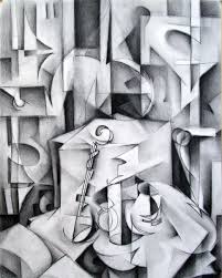 Drawing From Cubism Still Life Drawing Cubism Art Geometric Art