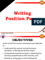 Curriculum » national senior certificate (nsc) examinations » grade11exams. 4 Q2 Eapp Position Paper Argument Essays