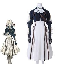 There are many anime princesses, you need to choose the best dresses, hairstyles, shoes and decorations make them look beautiful. Violet Evergarden Cosplay Costume Anime Princess Dress Cosplay Costume For Women Party Dresses Top Dress Gloves Wish