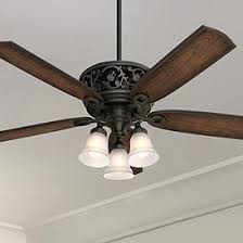 We've researched the best ideally, fans should hang 8 feet from the floor and not be flush mounted to the ceiling so they have the seeded glass light fixture in the center of this fan is reminiscent of a lighthouse and gives your. Bronze Traditional Ceiling Fans Lamps Plus