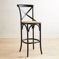 X Back Black Bar Stool Black Wood Bar Stool Black Bar Stools Stool