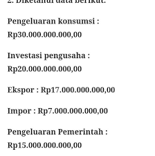 Check spelling or type a new query. Maka Besarnya Pendapatan Nasional Jika Dihitung Dengan Pendekatan Pengeluaran Adalah Brainly Co Id