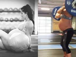 Exercising too much, too heavy, or too often can strain your pregnant body. This Woman Faced Backlash For Lifting More Than 90 Pounds While Pregnant Self
