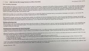 Gamestop was in the process of going bankrupt, jp morgan, goldman sachs and melvin were in the process of profiting from inside information obtained from gme real estate. Jason Schreier On Twitter Here S The Letter Gamestop Ceo George Sherman Just Sent To All Of The Retailer S Staff Explaining The New Curbside Delivery System And Promising Extra Pay And Pto For