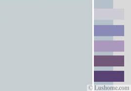 Located on blue's side on the color wheel, purple is another cool color that makes a pleasing companion. Modern Grayish Blue And Matching Color Combinations