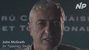 DAT'S RIGHT! ANYONE UNDERSTAND A WORD OF WHAT JOHN MCGRATH SAID THERE?  SOUTH TIPP THE NATIONAL PARTY