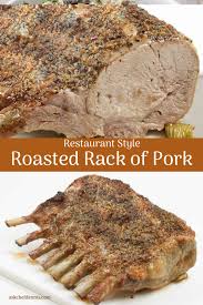 Sometimes called a rack of pork, the pork loin roast is nothing other than the cut from which pork chops are sliced. Bone In Oven Roasted Rack Of Pork Recipe Chef Dennis