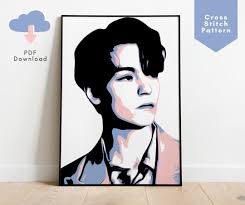 Kpop Seventeen Vernon Stitch Pattern, Seventeen Vernon Pdf Pattern, Kpop  Seventeen Merch, Svt Merch, Svt Vernon Gift, Svt Gift