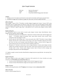 Bunga obligasi adalah 6% per tahun dibayar setiap tanggal 1 januari dan 1 juli. Https Staff Blog Ui Ac Id Martani Files 2014 02 Soal Ujian Tengah Semester Pdf