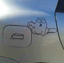 Simon S Cat Car Vinyl Decal Sticker Funny Car Decals Car Decals Vinyl Car Decals
