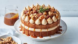 Spanos IGA Warwick - This decadent Spiced Caramel Cake is sure to impress  at your next dinner party or Birthday  Packed with flavour and topped  with a gooey Salted Maple Butterscotch