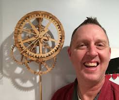 Grandfather Builds Grandfather Clock from Grandson's Plans