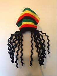 Handmade dread tube hat beautiful colours, perfect for dreads or thick hair. Crochet Patterns Galore Rasta Dreadlock Hat