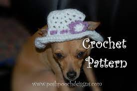 Instant Download Crochet Pattern Floppy Sun Hat For Dogs Etsy In 2021 Dog Hat Crochet Crochet Patterns