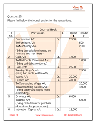 Dk Goel Solutions Class 11 Accountancy Chapter 9 Books Of Original Entry Journal